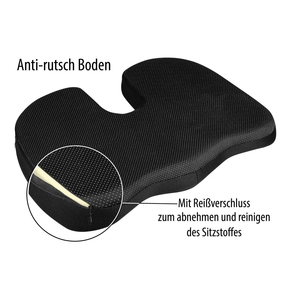 APA Gelkissen Sitzkissen, druckentlastend, ergonomisch, kühlend 2