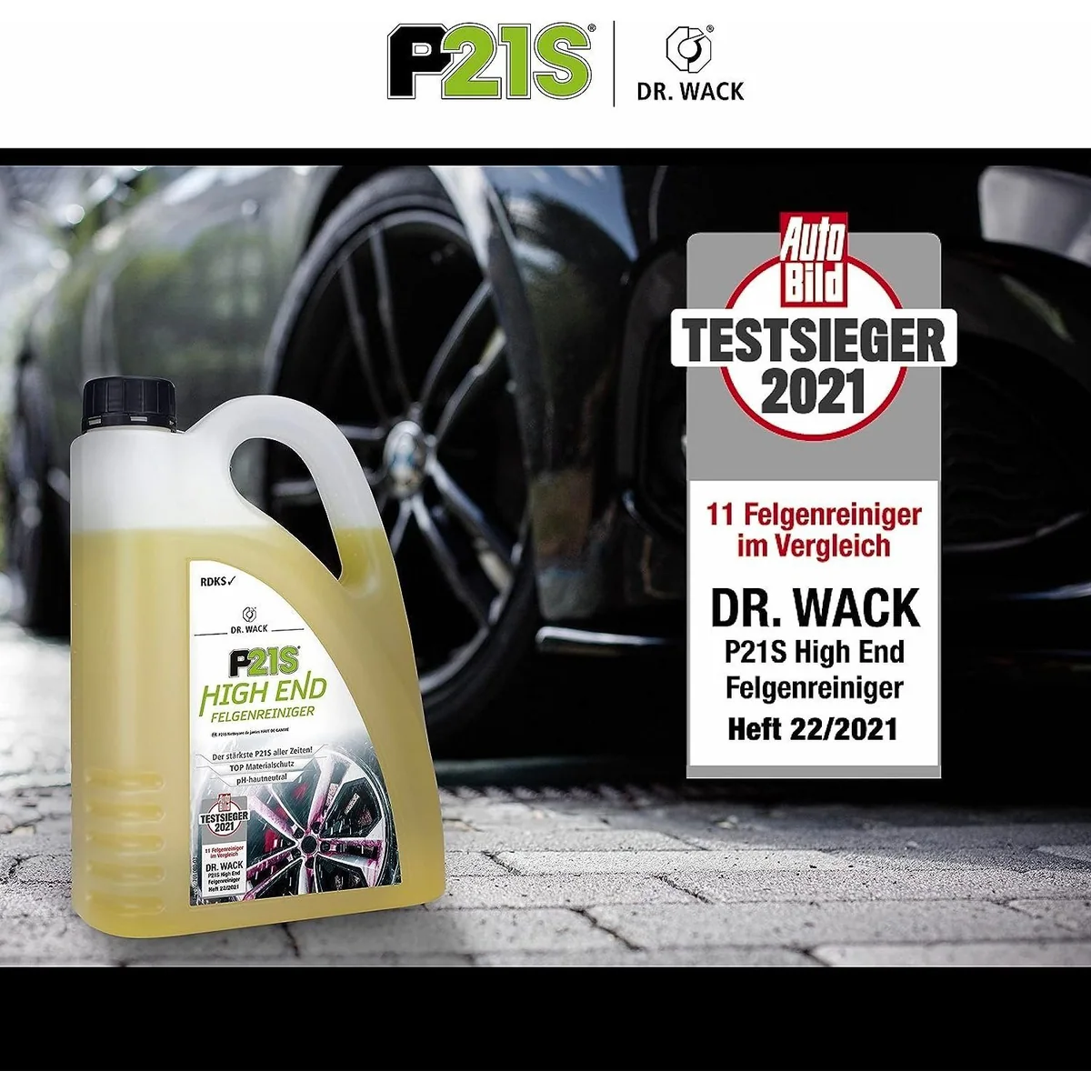 Dr. Wack P21S High End Felgenreiniger, optimale Reinigungsleistung, materialschonend, für RDKS geeignet 5