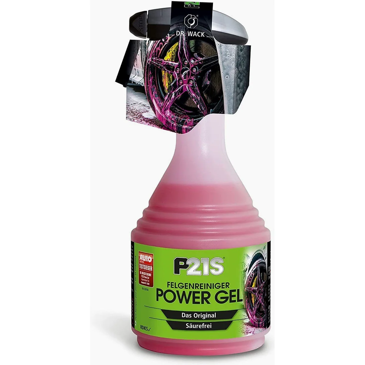 Dr. Wack P21S Felgen-Reiniger POWER GEL, 50% Mehrinhalt, säurefrei, gelartige Formel