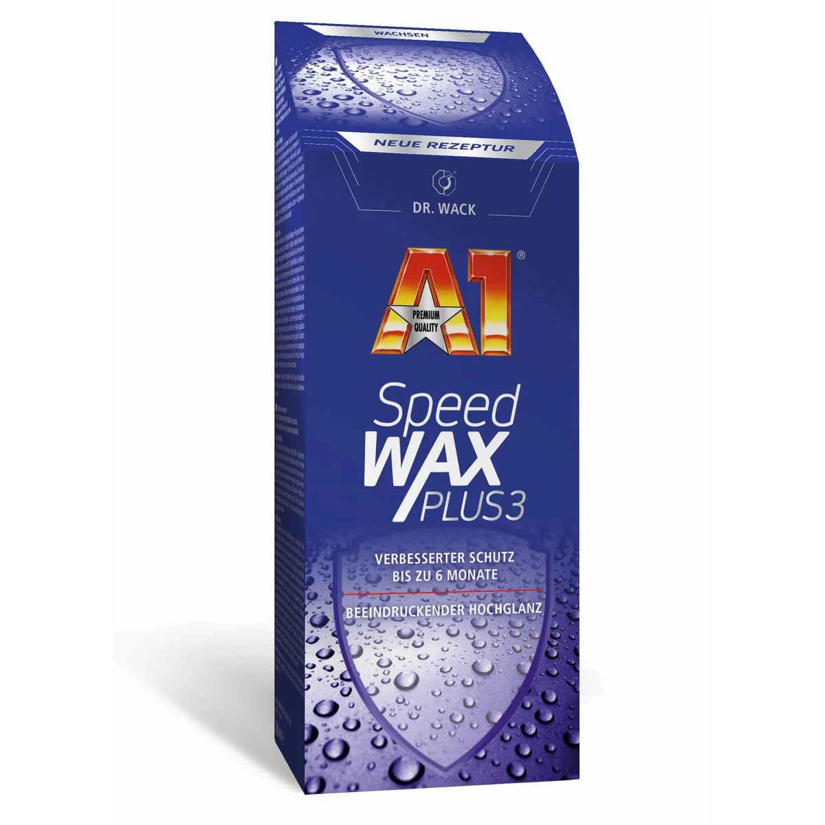Dr. Wack A1 Speed Wax Plus 3, Hochglanz, Langzeitschutz, Einfach anzuwenden