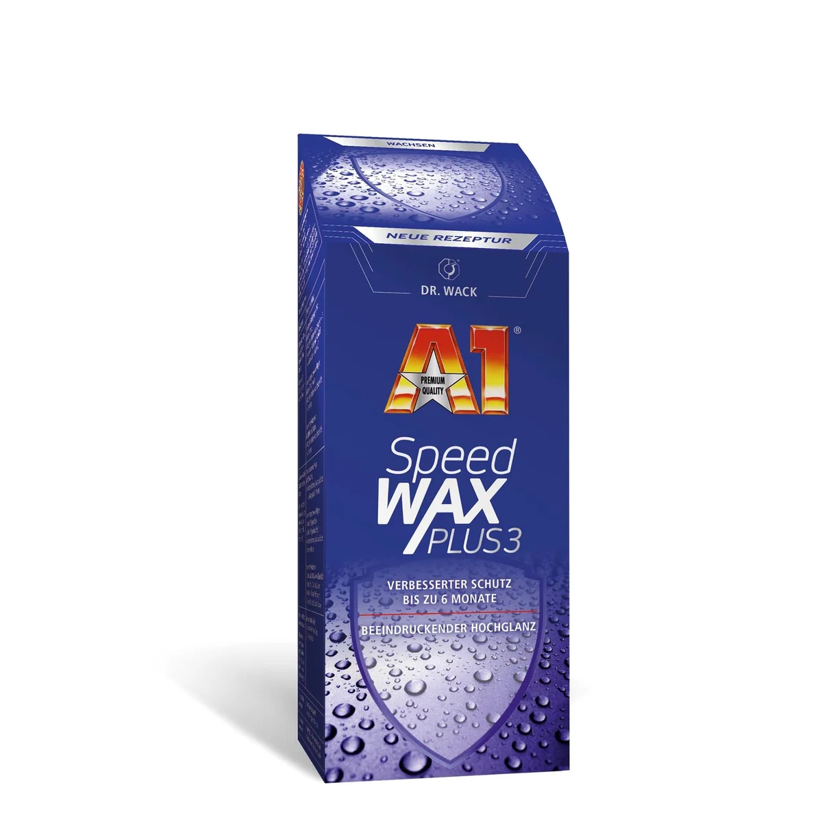 Dr. Wack A1 Speed Wax Plus 3, Langfristiger Schutz, Hochglanz-Finish, Einfache Anwendung