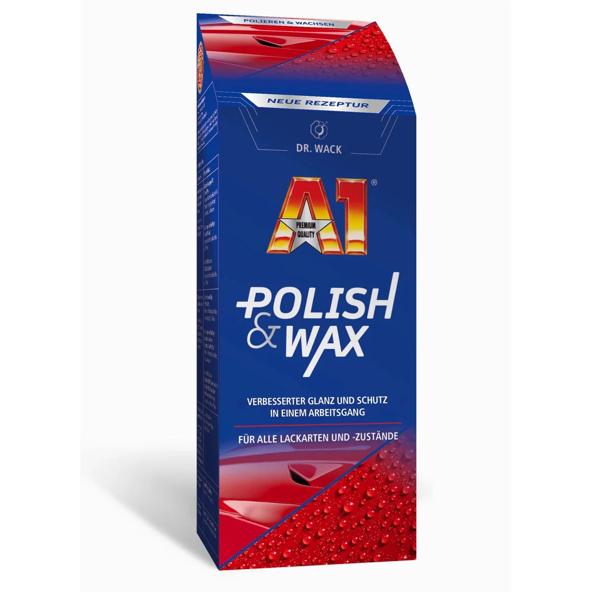Dr. Wack A1 Polish & Wax 500 ml, Glanz, Schutz, Anwendung auf allen Lackarten