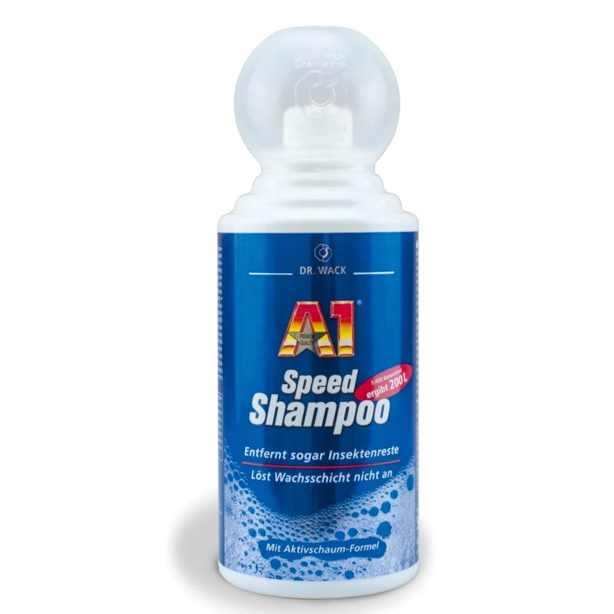 Dr. Wack A1 Speed Shampoo 500 ml, gründliche Reinigung, schonende Anwendung, ergiebige Formel