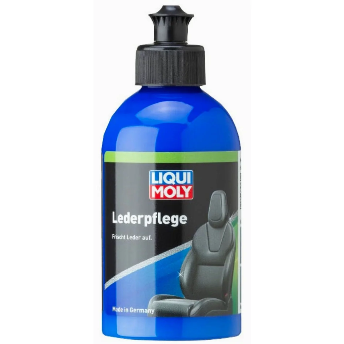 LIQUI MOLY Lederpflege, 0.25 l, für Glatt- und Kunstleder — reinigt, pflegt, schützt