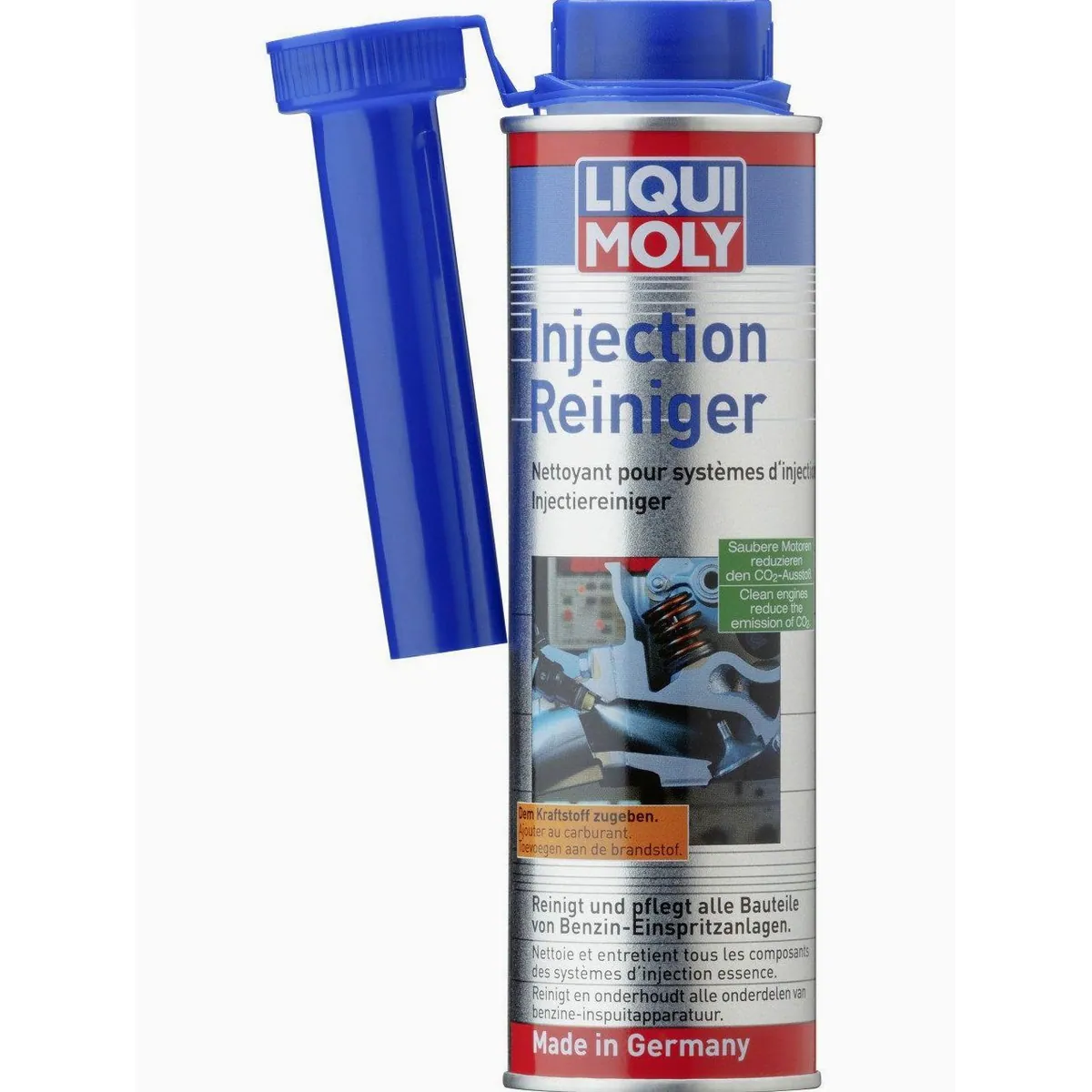 LIQUI MOLY Injection-Reiniger 300 ml, entfernt Ablagerungen, verbessert Motorlauf, schützt Kraftstoffanlage